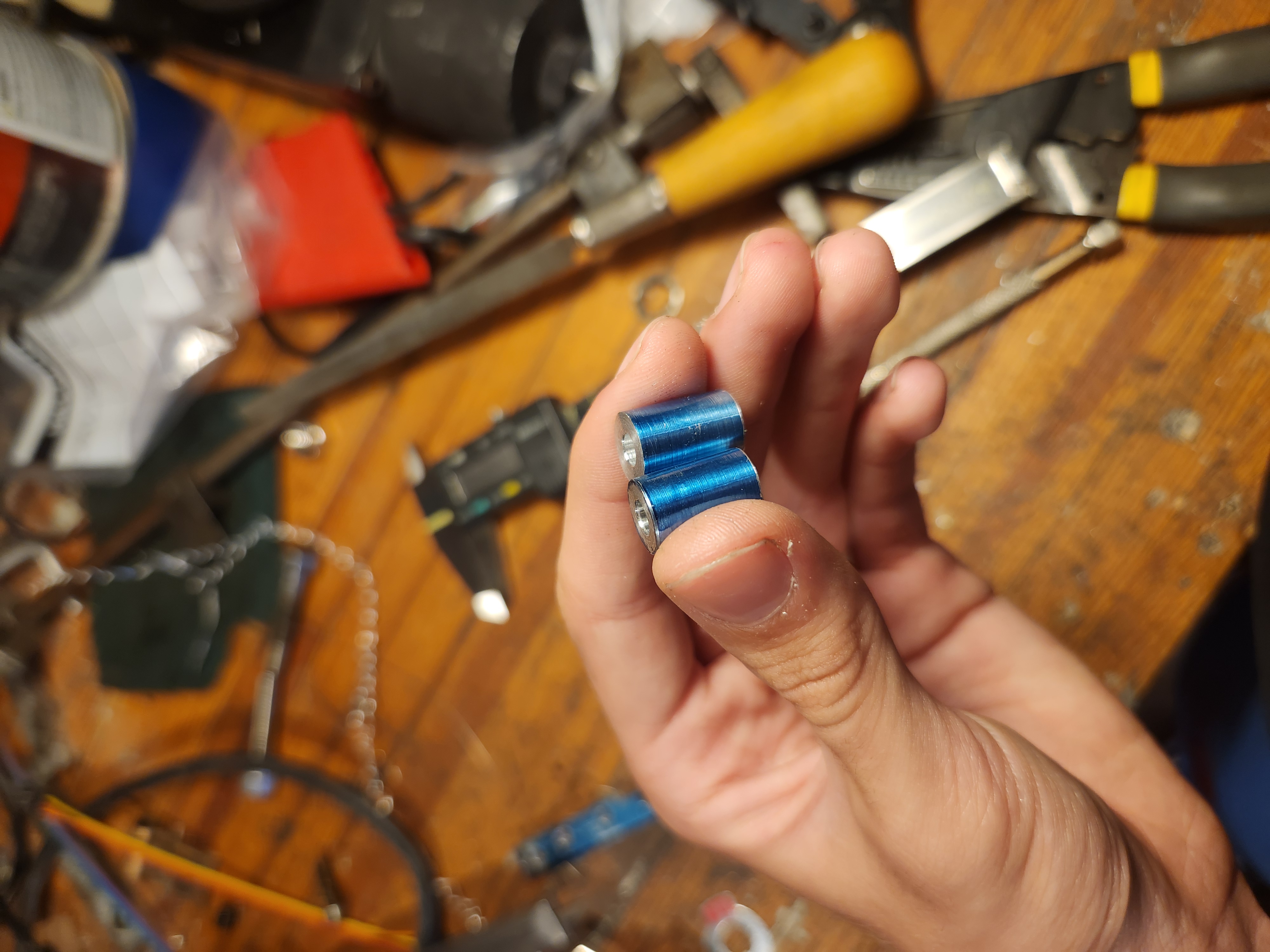 Cutting bearing seats and drilling main hole